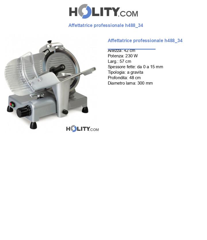 Affettatrice professionale h488_34