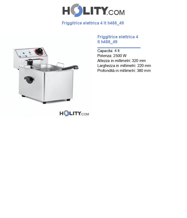 Friggitrice elettrica 4 lt h488_49