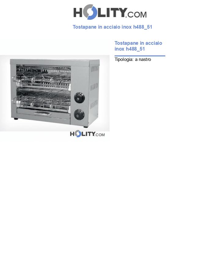 Tostapane in acciaio inox h488_51