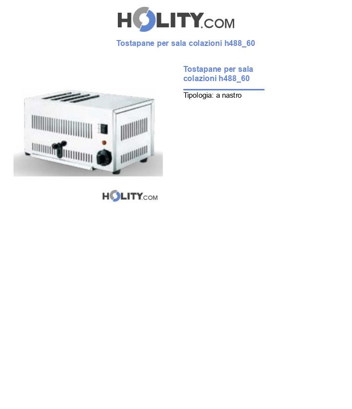 Tostapane per sala colazioni h488_60