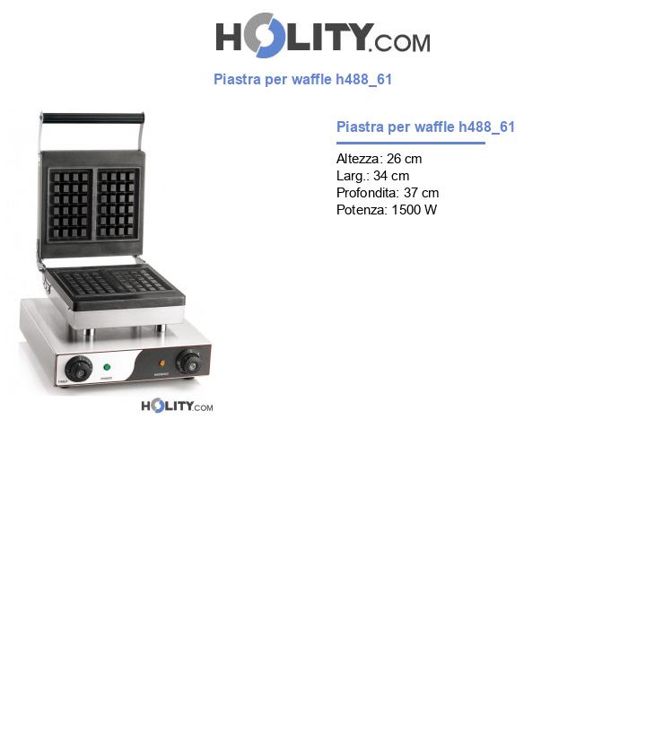 Piastra per waffle h488_61