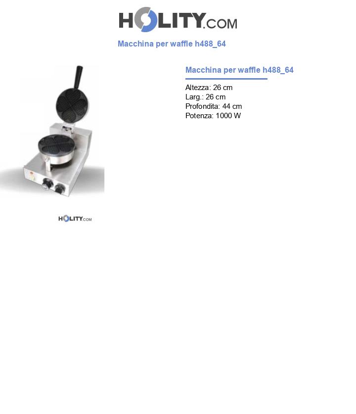 Macchina per waffle h488_64