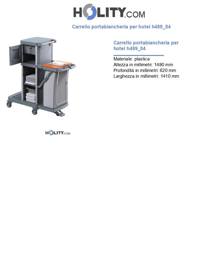 Carrello portabiancheria per hotel h489_04
