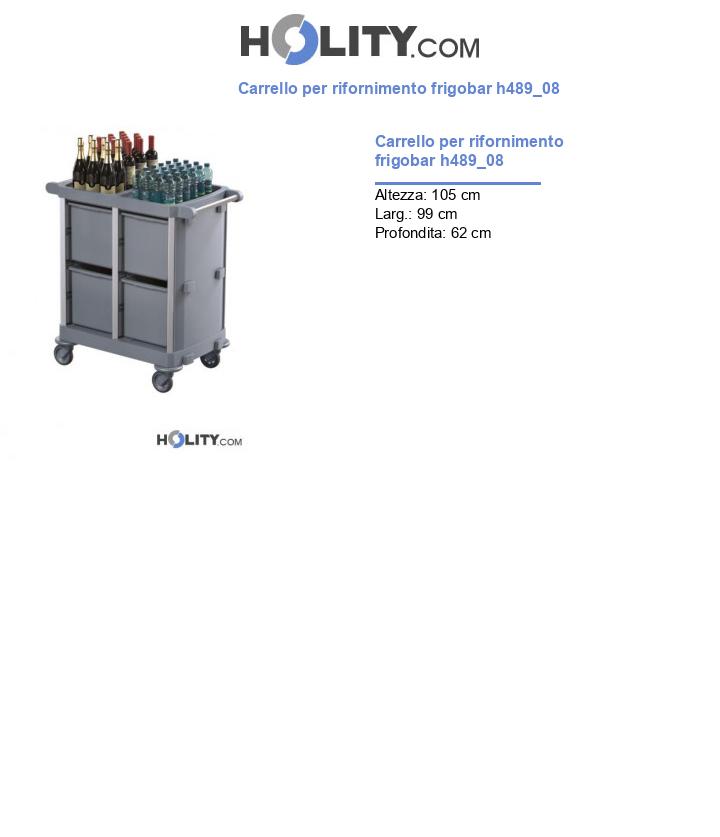 Carrello per rifornimento frigobar h489_08