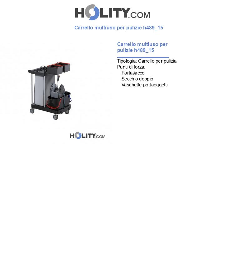 Carrello multiuso per pulizie h489_15