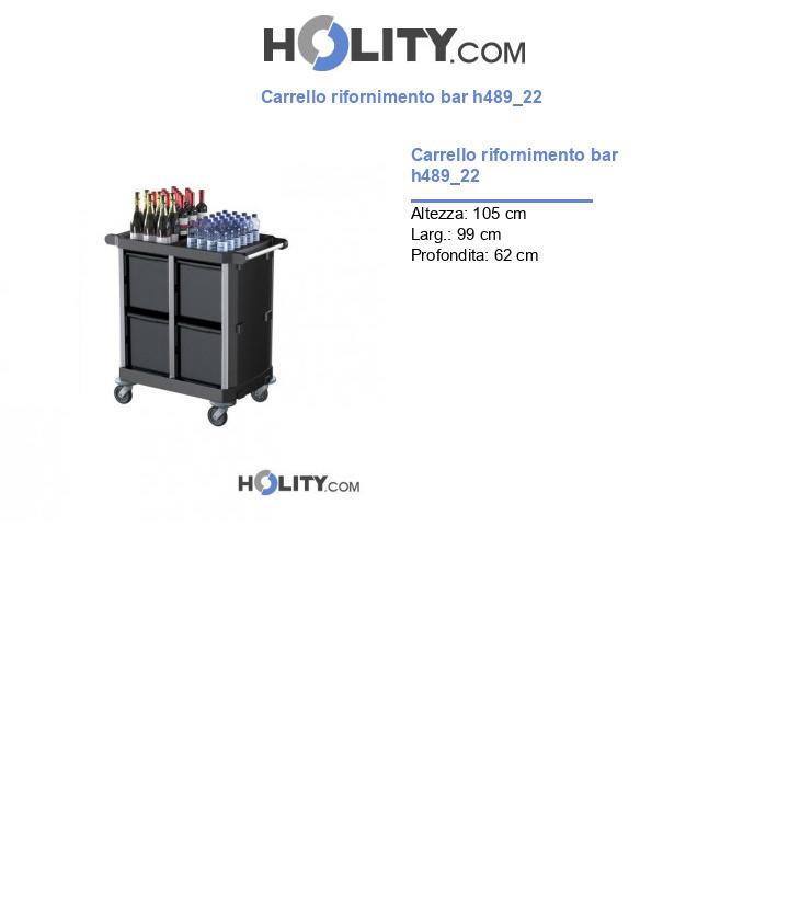 Carrello rifornimento bar h489_22