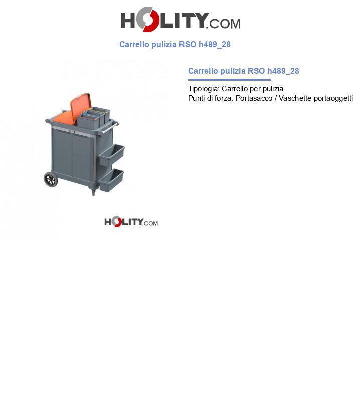 Carrello pulizia RSO h489_28