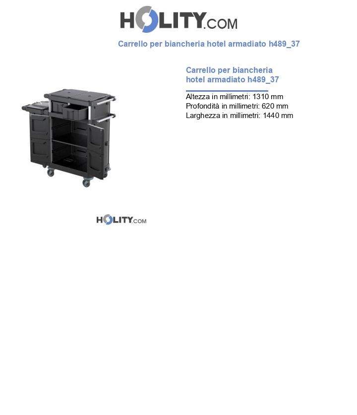 Carrello per biancheria hotel armadiato h489_37