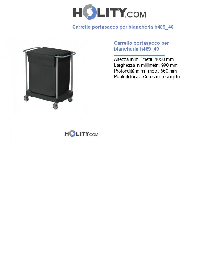 Carrello portasacco per biancheria h489_40