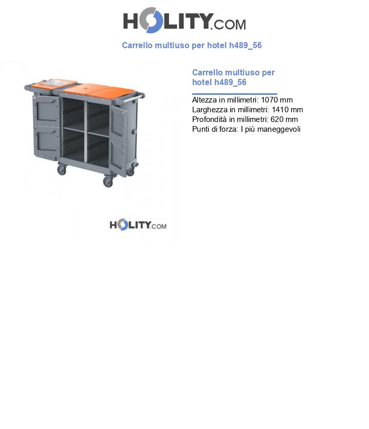Carrello multiuso per hotel h489_56