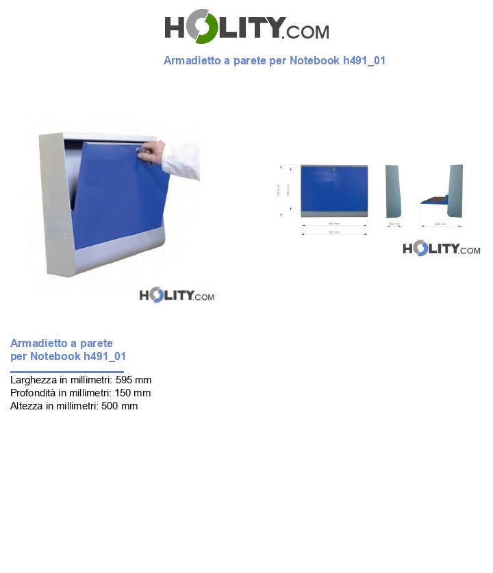 Armadietto a parete per Notebook h491_01