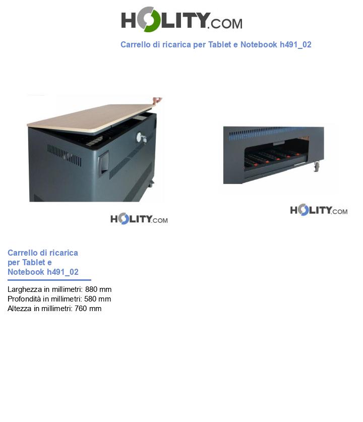Carrello di ricarica per Tablet e Notebook h491_02