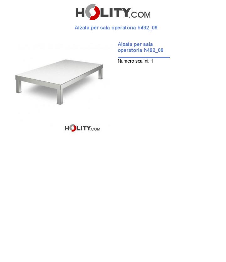 Alzata per sala operatoria h492_09
