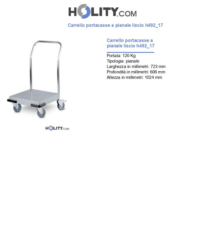 Carrello portacasse a pianale liscio h492_17