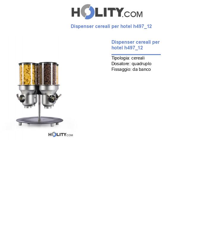 Dispenser cereali per hotel h497_12