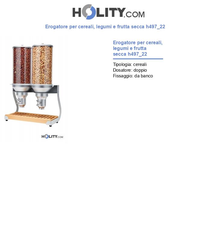 Erogatore per cereali, legumi e frutta secca h497_22