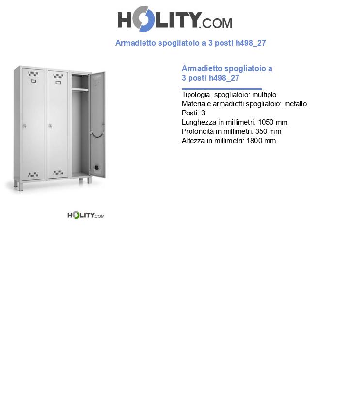 Armadietto spogliatoio a 3 posti h498_27
