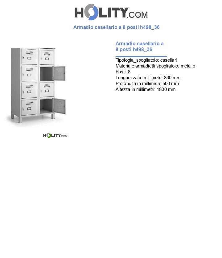 Armadio casellario a 8 posti h498_36