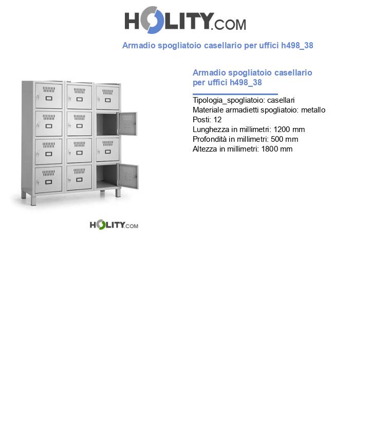 Armadio spogliatoio casellario per uffici h498_38