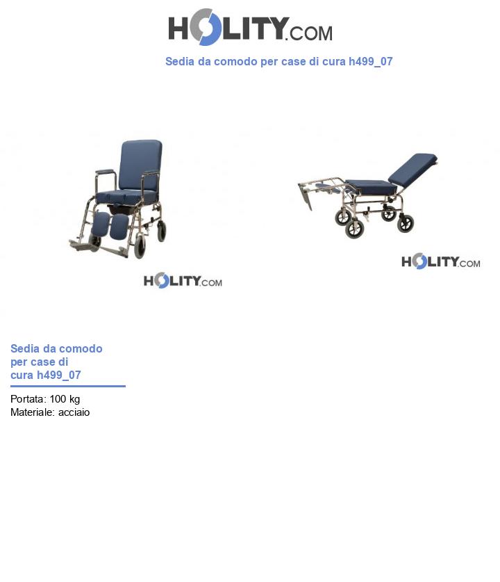 Sedia da comodo per case di cura h499_07