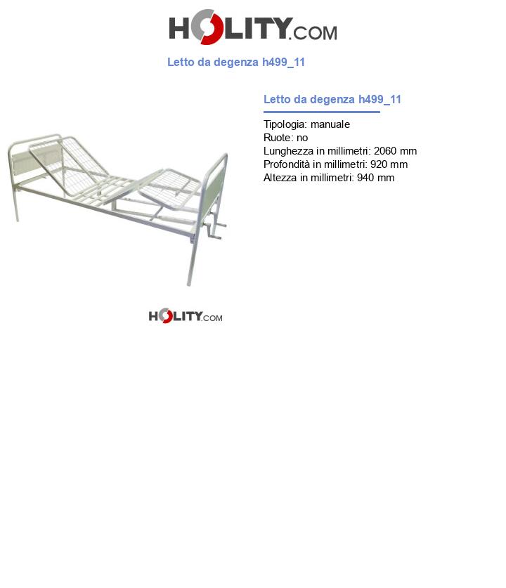 Letto da degenza h499_11