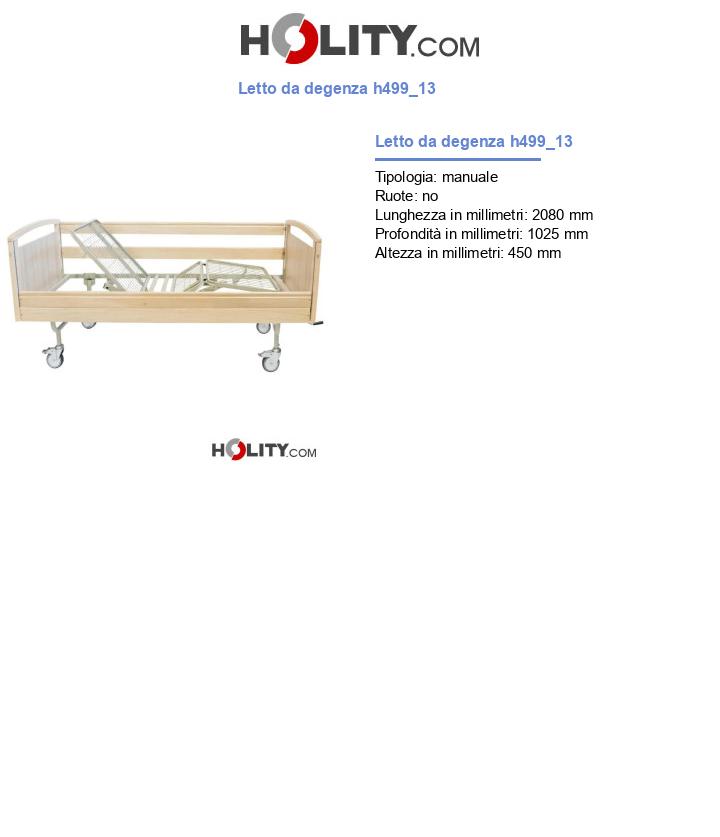 Letto da degenza h499_13