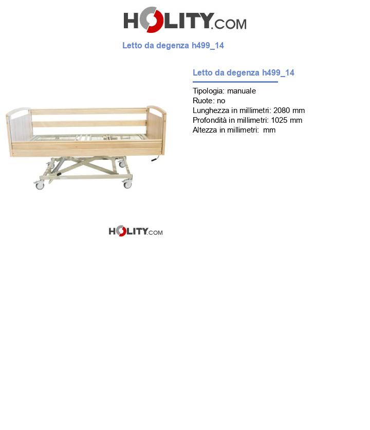 Letto da degenza h499_14
