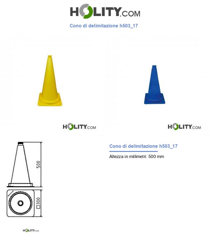 Cono di delimitazione h503_17