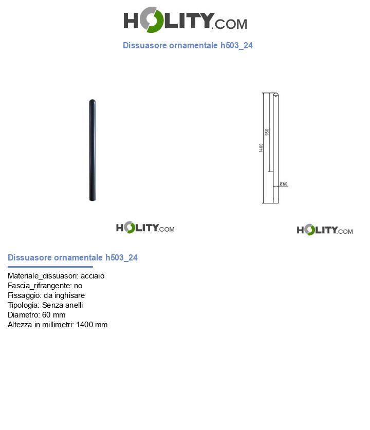Dissuasore ornamentale h503_24