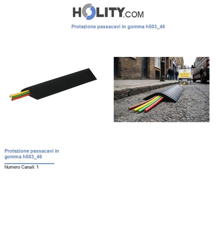 Protezione passacavi in gomma h503_46