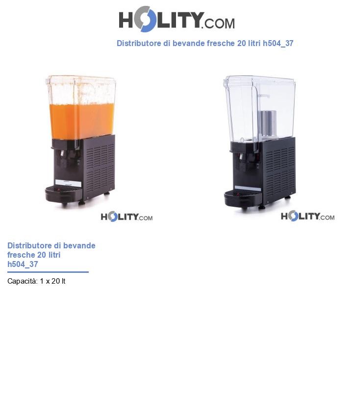 Distributore di bevande fresche 20 litri h504_37