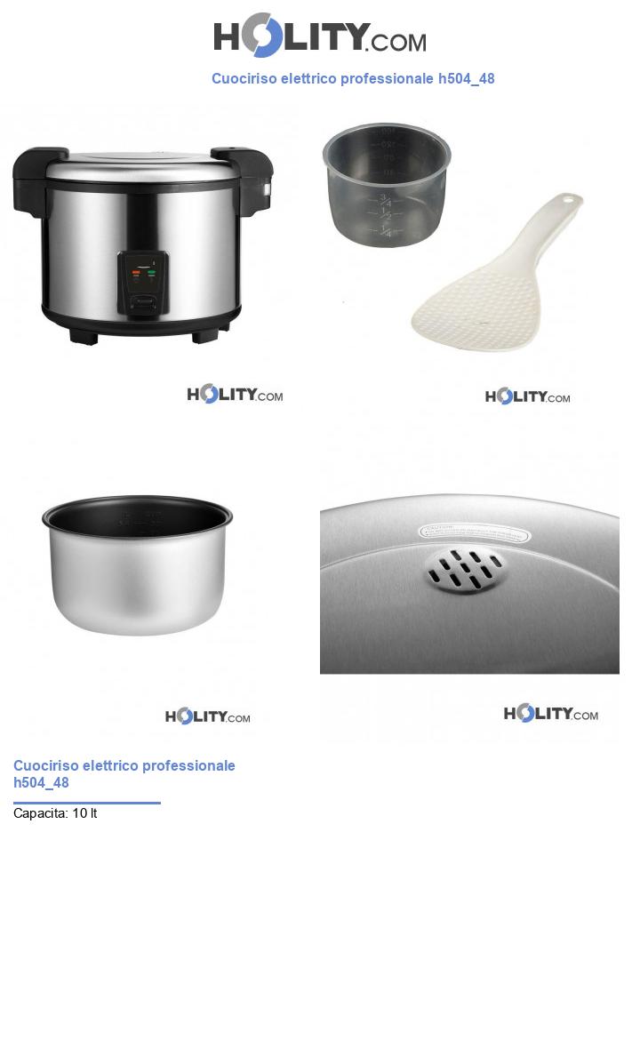 Cuociriso elettrico professionale h504_48
