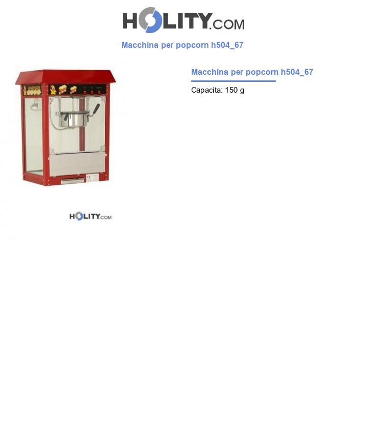 Macchina per popcorn h504_67