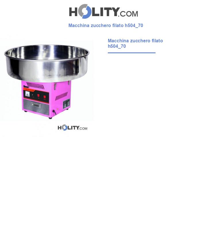 Macchina zucchero filato h504_70
