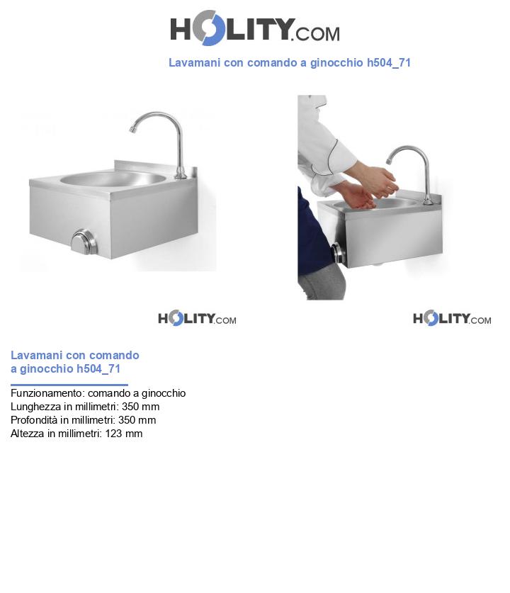 Lavamani con comando a ginocchio h504_71