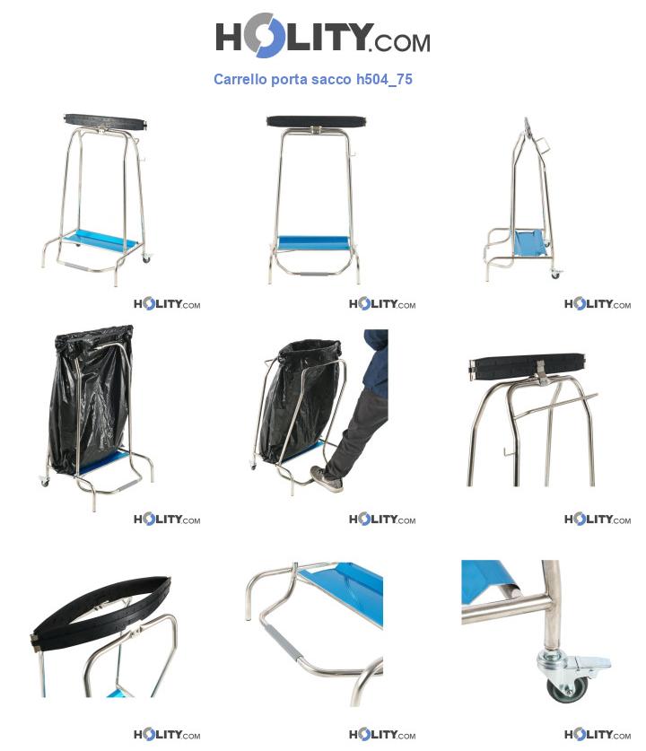 Carrello porta sacco h504_75