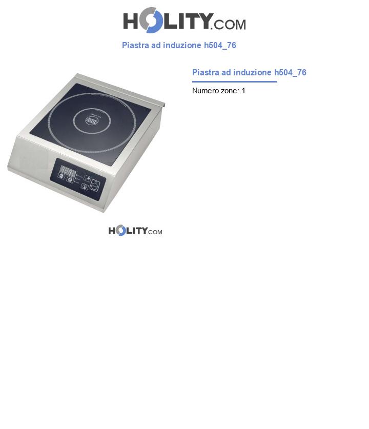 Piastra ad induzione h504_76