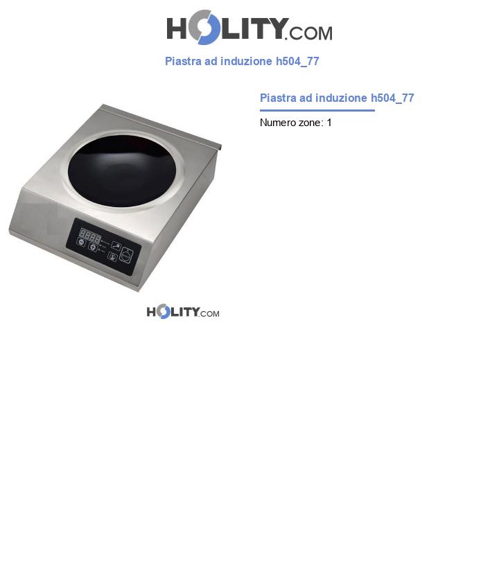 Piastra ad induzione h504_77