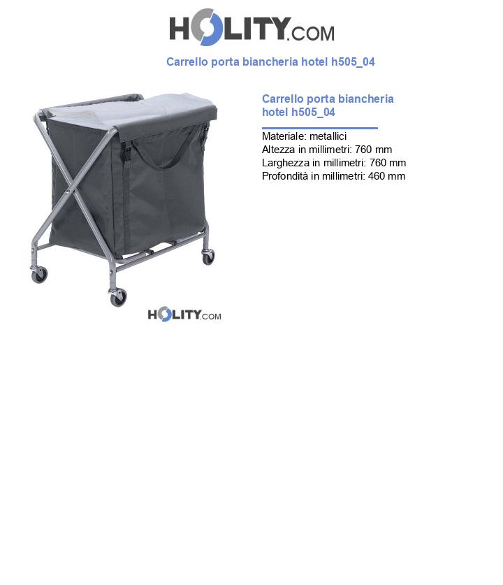 Carrello porta biancheria hotel h505_04