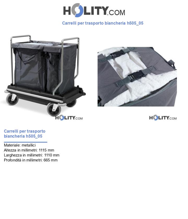 Carrelli per trasporto biancheria h505_05