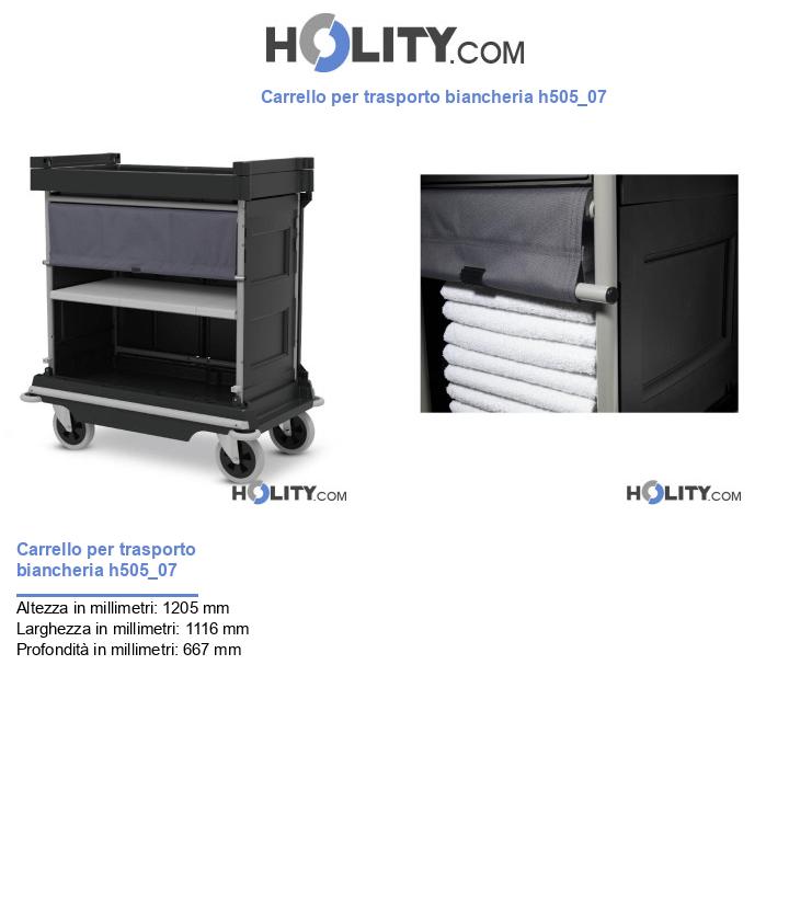 Carrello per trasporto biancheria h505_07
