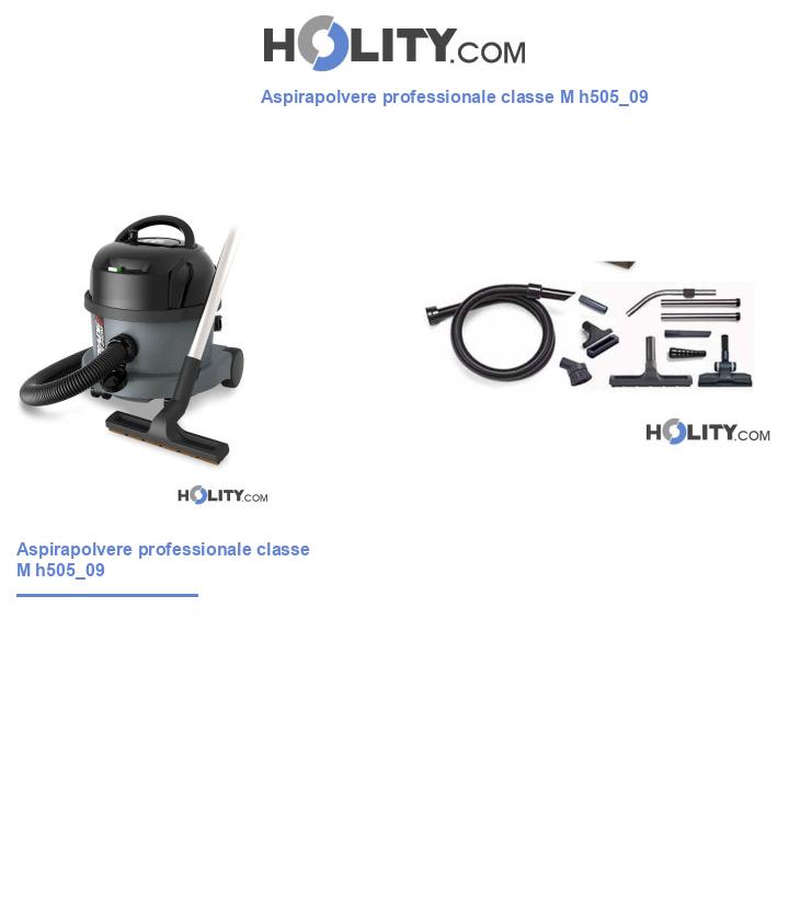 Aspirapolvere professionale classe M h505_09