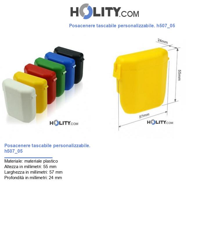 Posacenere tascabile personalizzabile. h507_05