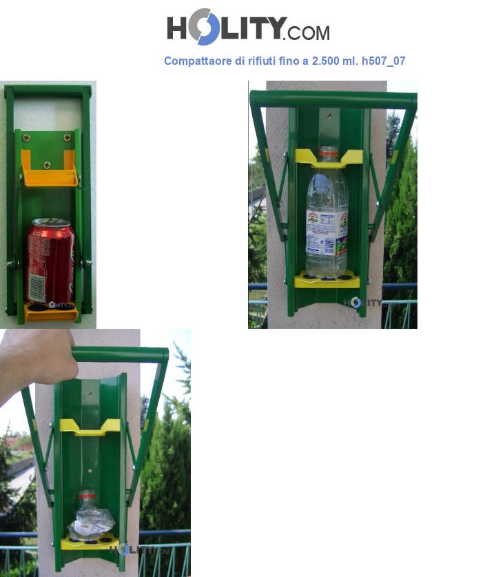 Compattaore di rifiuti fino a 2.500 ml. h507_07
