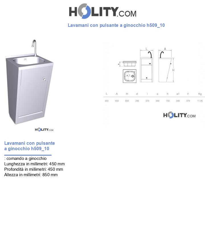 Lavamani con pulsante a ginocchio h509_10