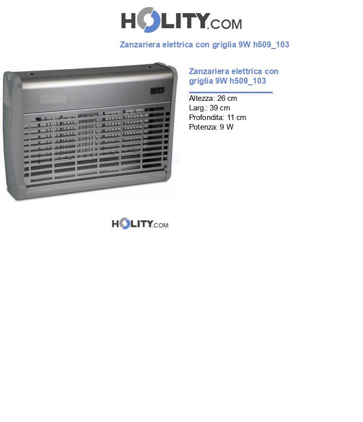 Zanzariera elettrica con griglia 9W h509_103