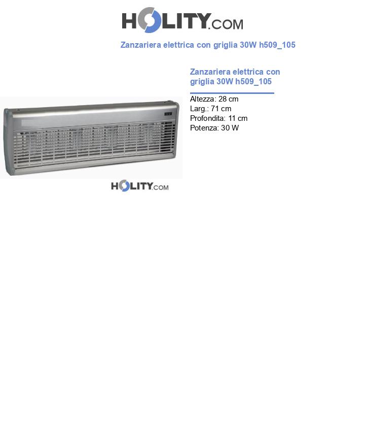 Zanzariera elettrica con griglia 30W h509_105