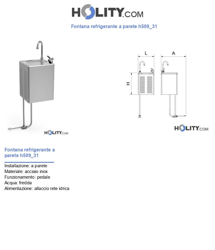 Fontana refrigerante a parete h509_31