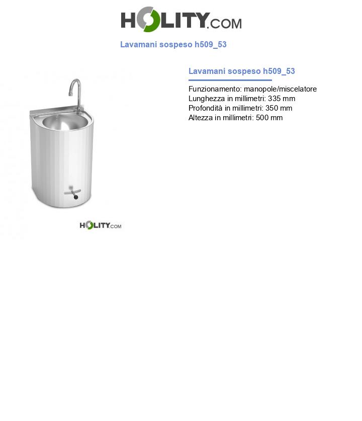 Lavamani sospeso h509_53