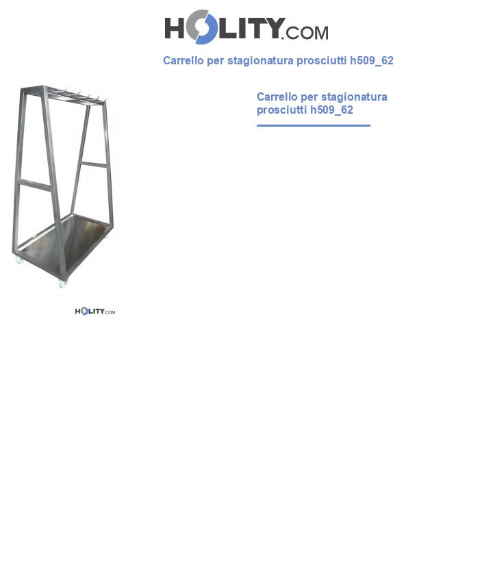 Carrello per stagionatura prosciutti h509_62